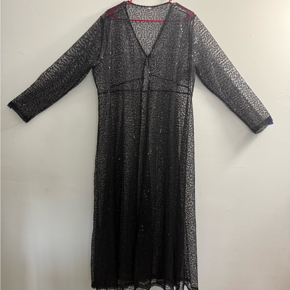 Elegant Black Lace Dress